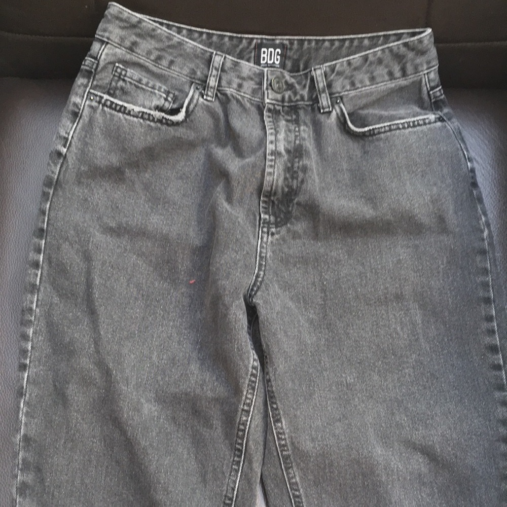 Charcoal black BDG Mom jeans